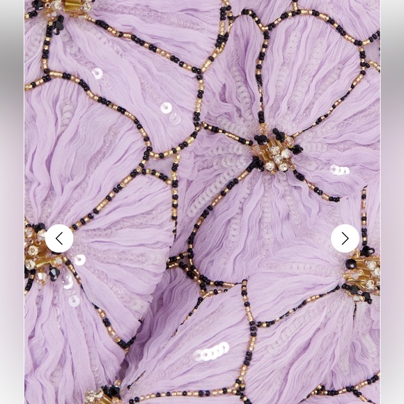 La DoubleJ Sedgewick embellished crepe mini dress - Purple - Picture 5 of 5